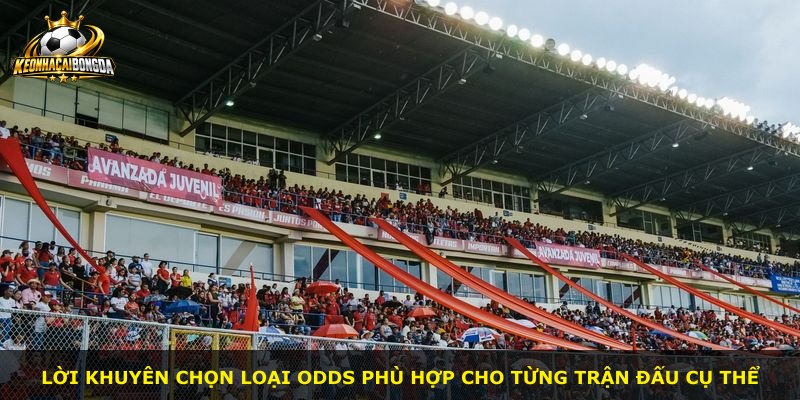 Lời khuyên chọn loại odds phù hợp cho từng trận đấu cụ thể