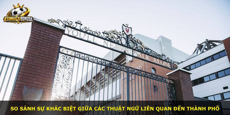 So sánh sự khác biệt giữa các thuật ngữ liên quan đến thành phố