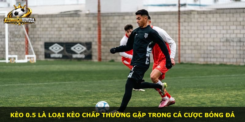 Kèo 0.5 là loại kèo chấp thường gặp trong cá cược bóng đá