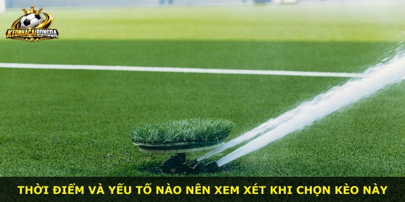 Thời điểm và yếu tố nào nên xem xét khi chọn kèo này