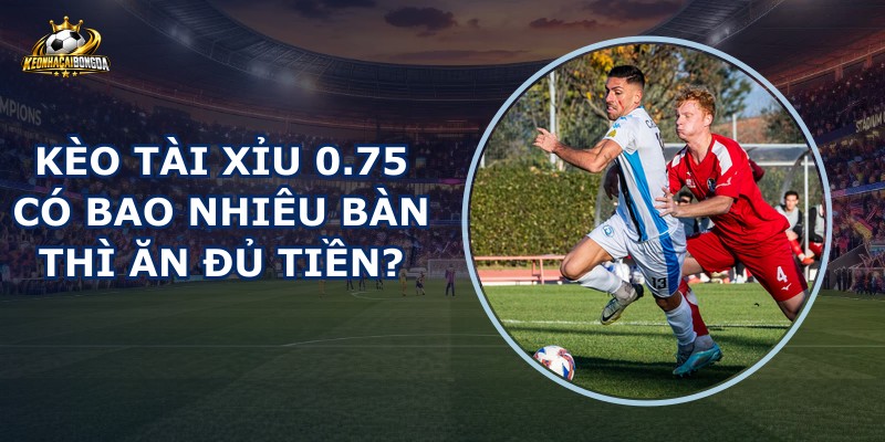 Kèo Tài Xỉu 0.75